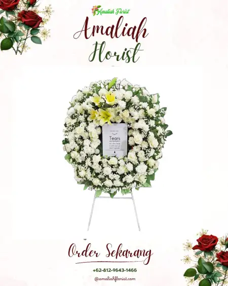 Krans Bunga Duka Cahaya Marga